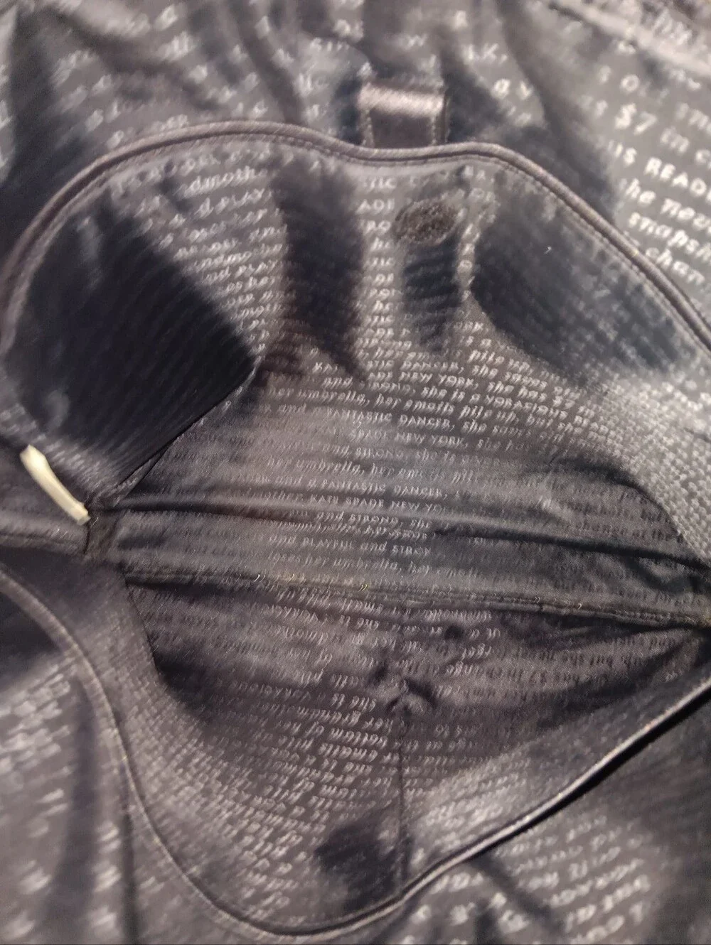 Kate Spade Canvas Striped Bag Wirh Long Strap